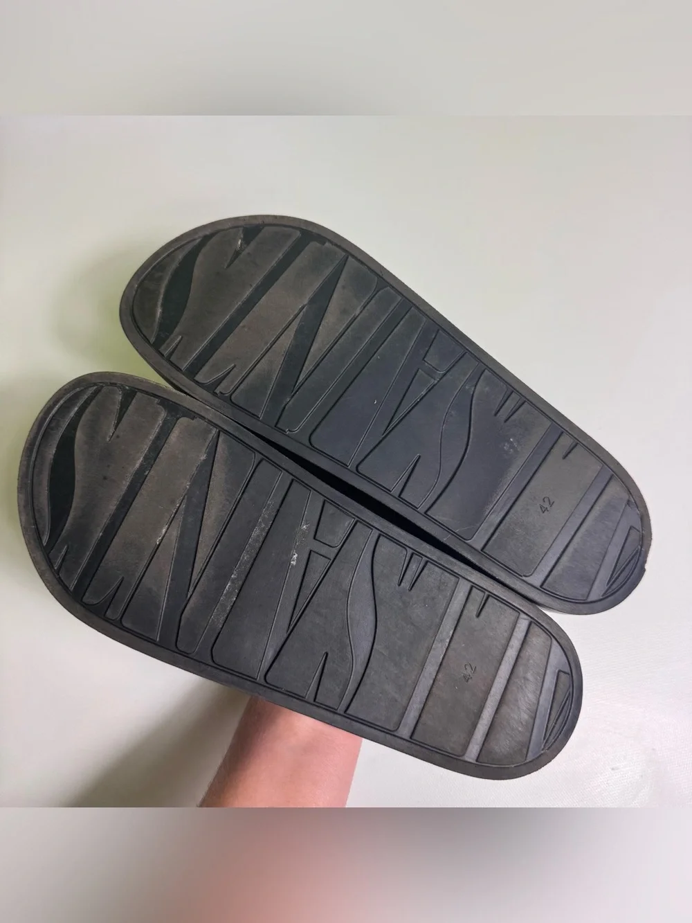 Allsaints Underground Logo Slip On Slides size 42 - Picture 5 of 6